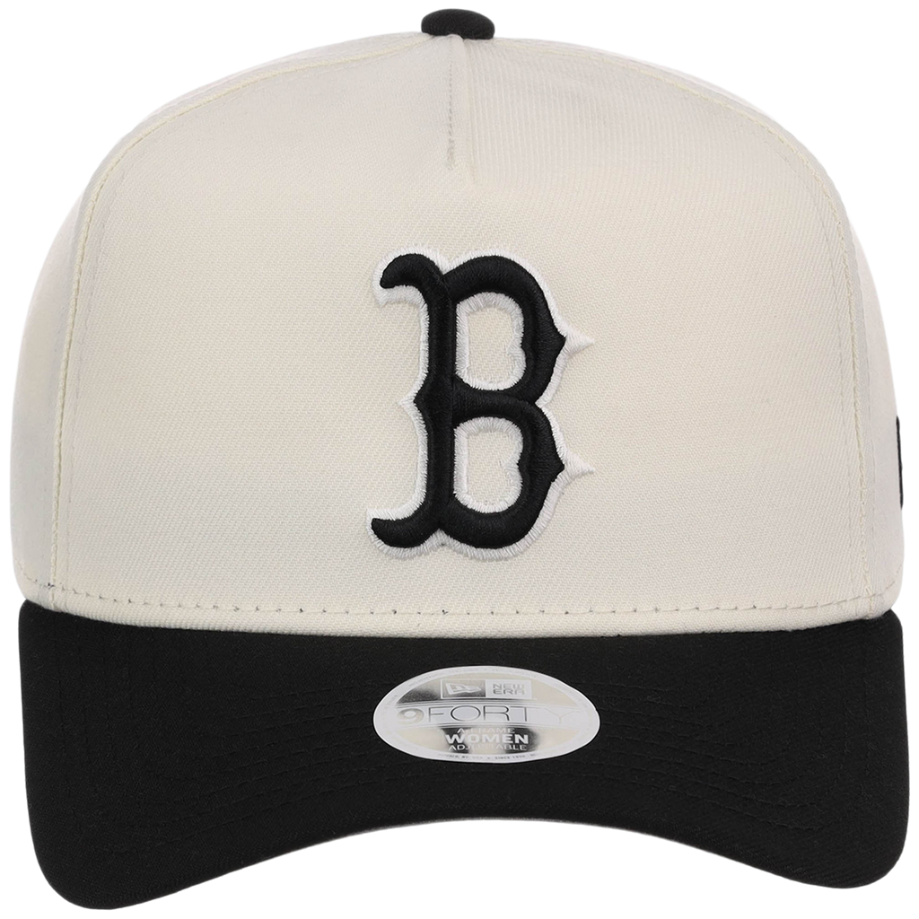 Boston Red Sox Women's New Era 9FORTY Chrome x Black A-Frame