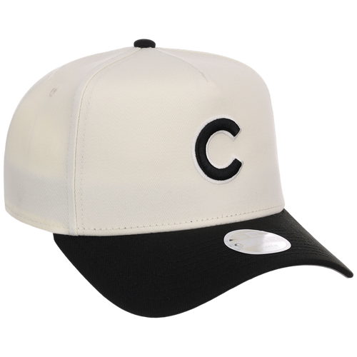Chicago Cubs Women's New Era 9FORTY Chrome x Black A-Frame