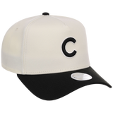 Chicago Cubs Women's New Era 9FORTY Chrome x Black A-Frame