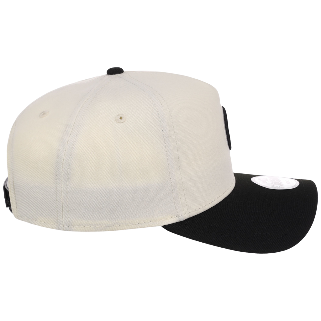 Chicago Cubs Women's New Era 9FORTY Chrome x Black A-Frame