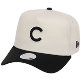 Chicago Cubs Women's New Era 9FORTY Chrome x Black A-Frame