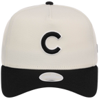 Chicago Cubs Women's New Era 9FORTY Chrome x Black A-Frame