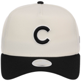 Chicago Cubs Women's New Era 9FORTY Chrome x Black A-Frame