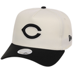 Cincinnati Reds Women's New Era 9FORTY Chrome x Black A-Frame
