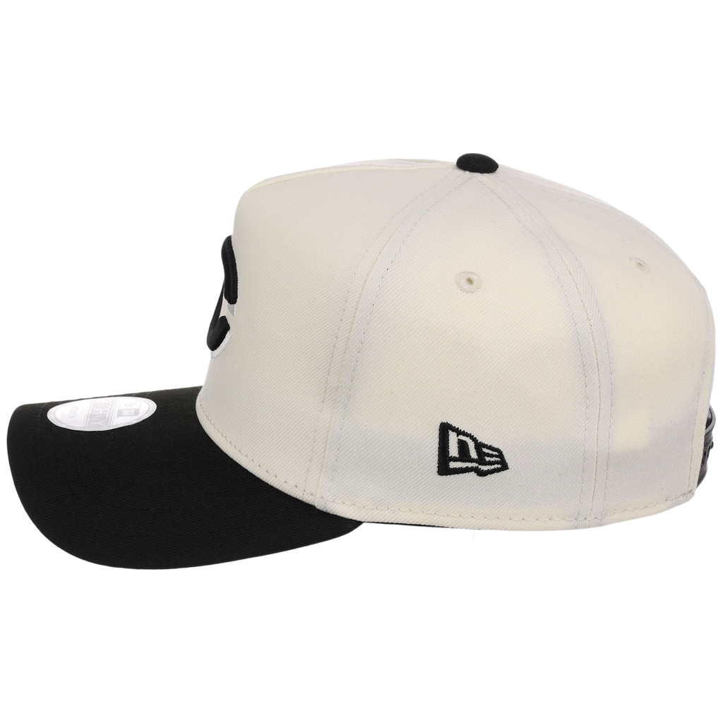 Cincinnati Reds Women's New Era 9FORTY Chrome x Black A-Frame