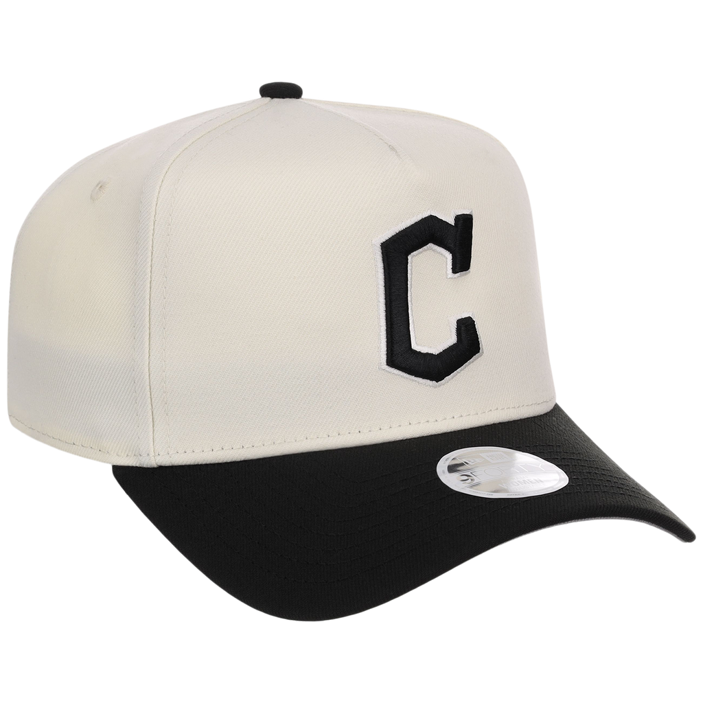 Cleveland Guardians Women's New Era 9FORTY Chrome x Black A-Frame