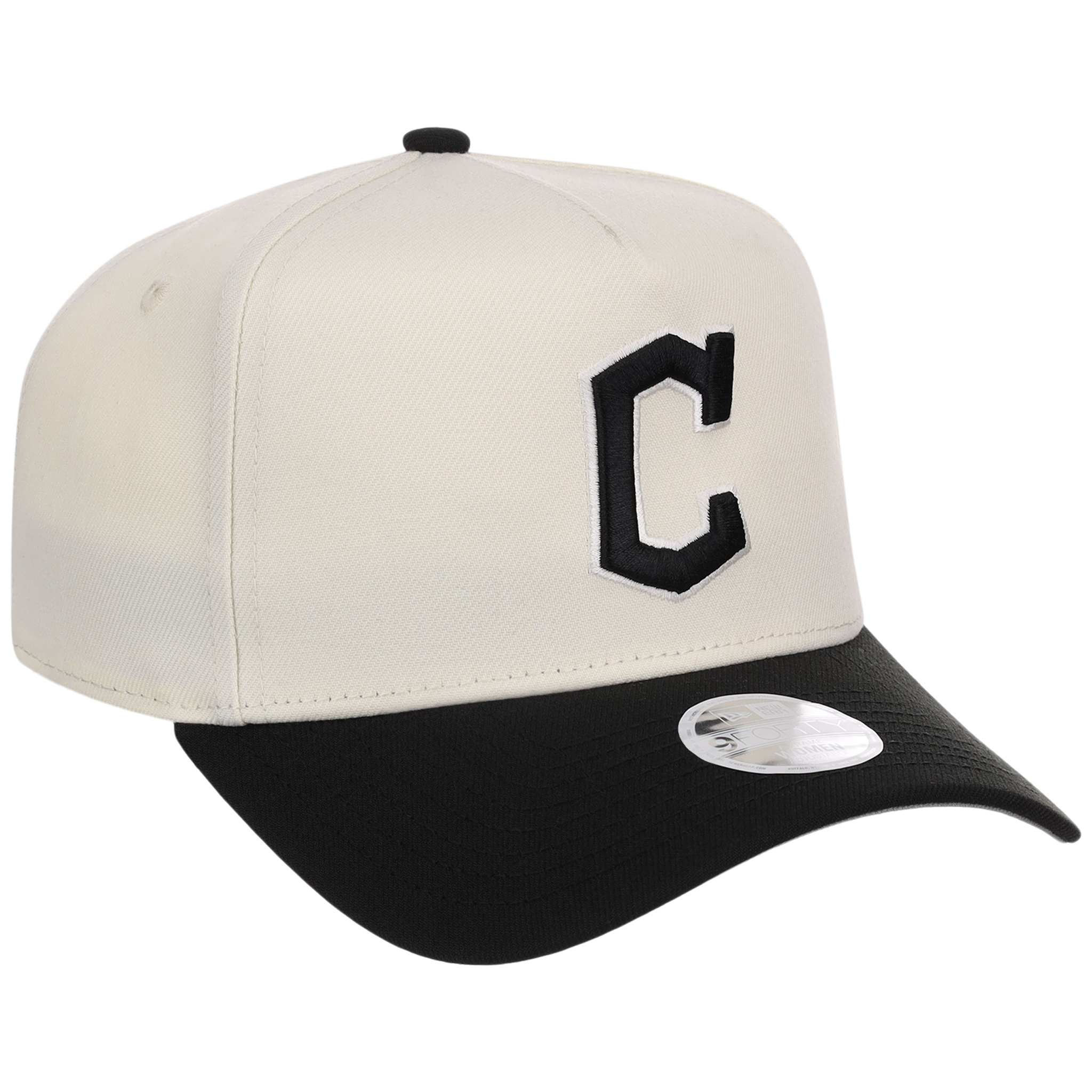 Cleveland Guardians Women's New Era 9FORTY Chrome x Black A-Frame