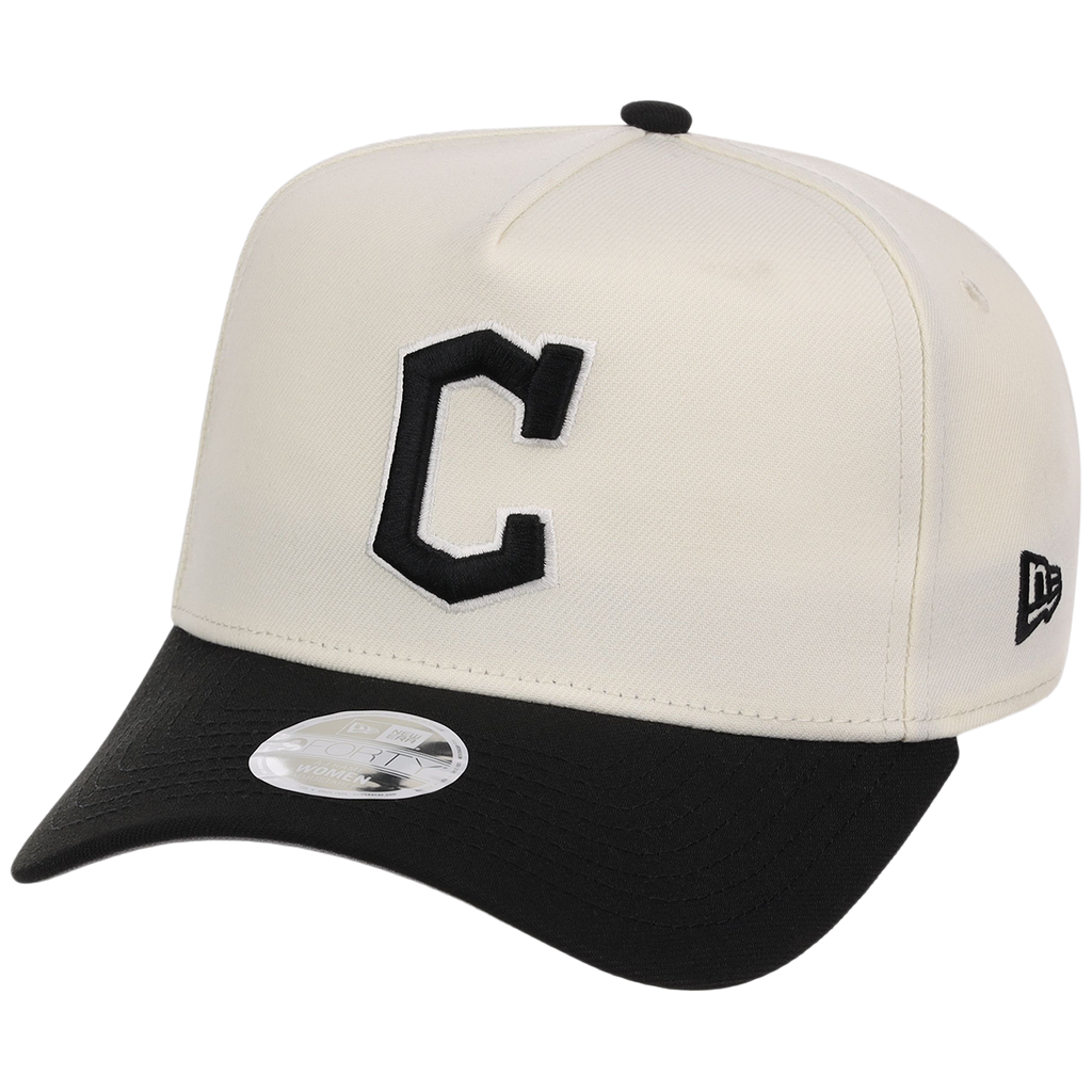 Cleveland Guardians Women's New Era 9FORTY Chrome x Black A-Frame