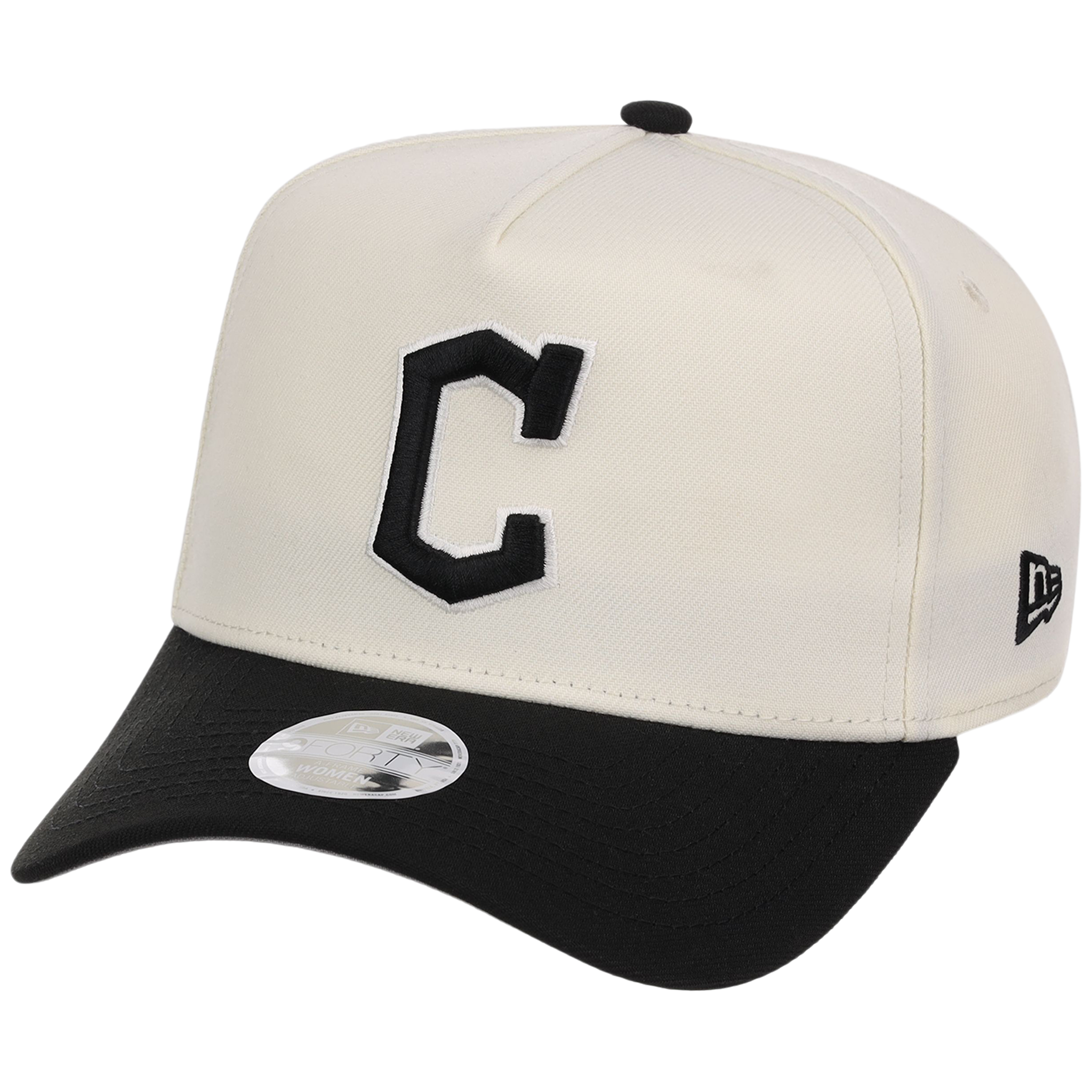 Cleveland Guardians Women's New Era 9FORTY Chrome x Black A-Frame