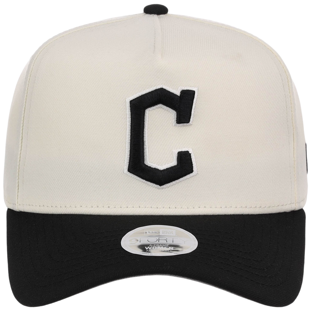 Cleveland Guardians Women's New Era 9FORTY Chrome x Black A-Frame