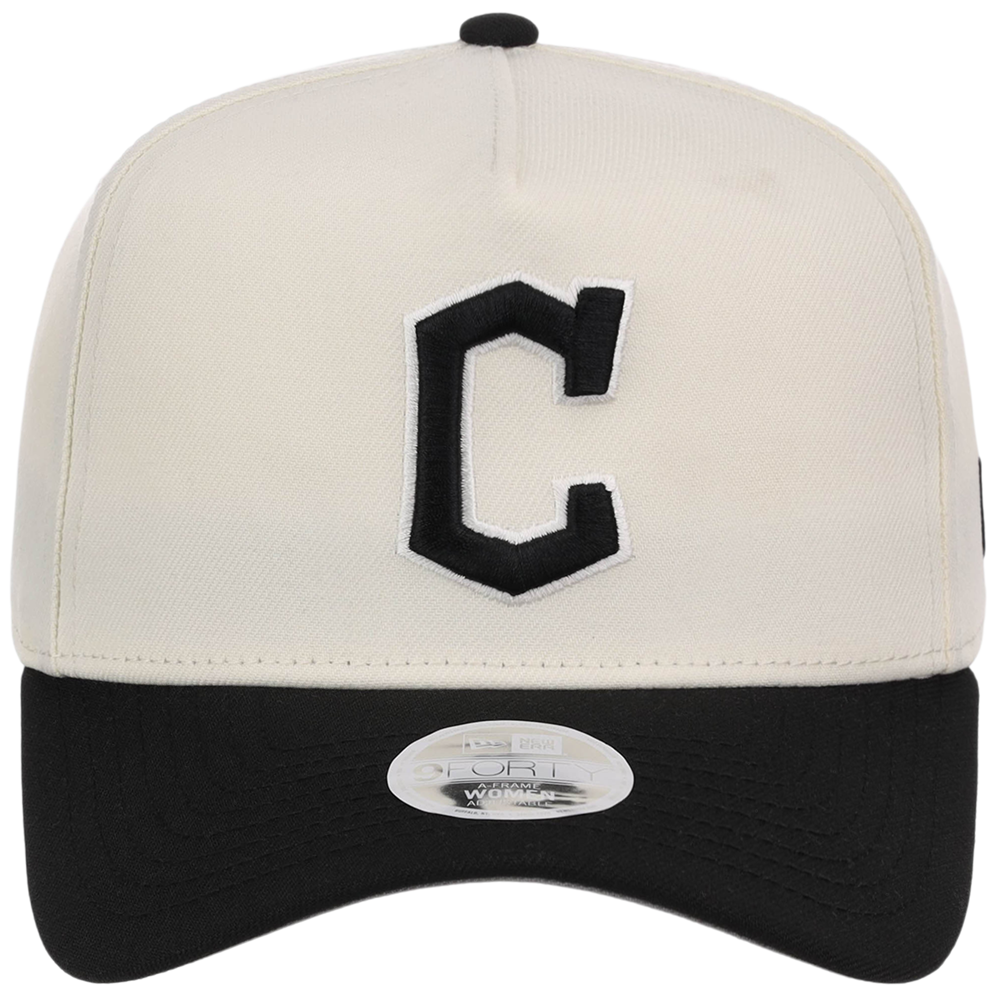 Cleveland Guardians Women's New Era 9FORTY Chrome x Black A-Frame