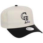 Colorado Rockies Women's New Era 9FORTY Chrome x Black A-Frame