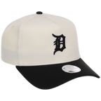 Detroit Tigers Women's New Era 9FORTY Chrome x Black A-Frame