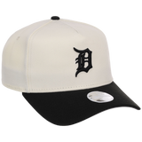 Detroit Tigers Women's New Era 9FORTY Chrome x Black A-Frame