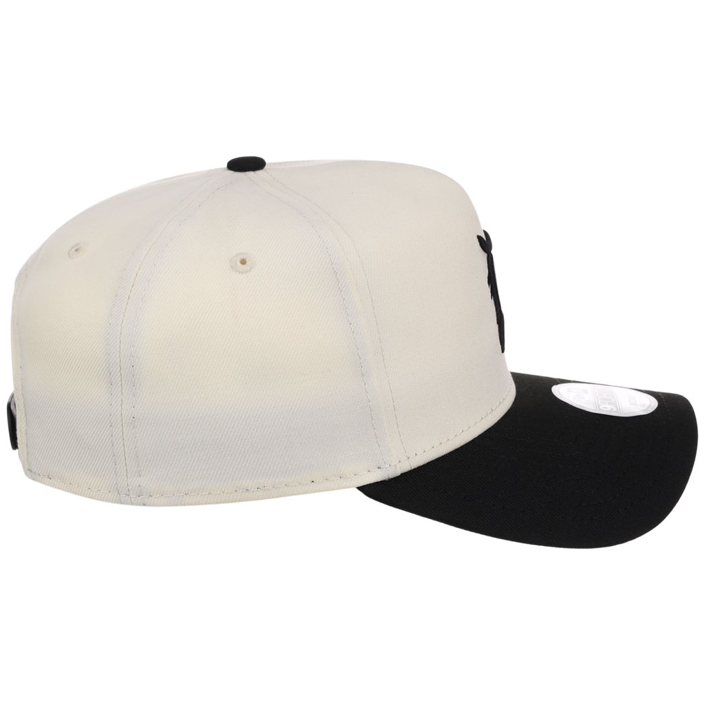 Detroit Tigers Women's New Era 9FORTY Chrome x Black A-Frame