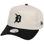 Detroit Tigers Women's New Era 9FORTY Chrome x Black A-Frame