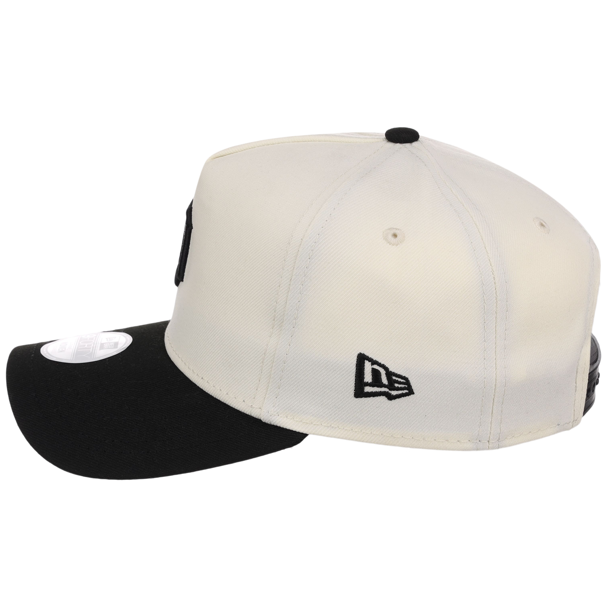 Detroit Tigers Women's New Era 9FORTY Chrome x Black A-Frame
