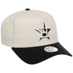 Houston Astros Women's New Era 9FORTY Chrome x Black A-Frame