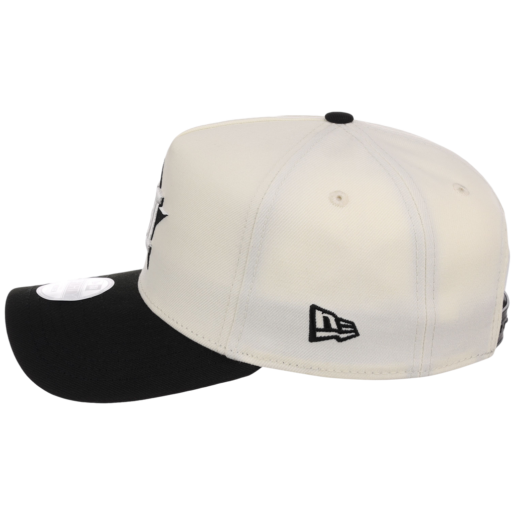 Houston Astros Women's New Era 9FORTY Chrome x Black A-Frame