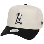 Los Angeles Angels Women's New Era 9FORTY Chrome x Black A-Frame