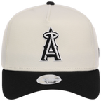 Los Angeles Angels Women's New Era 9FORTY Chrome x Black A-Frame