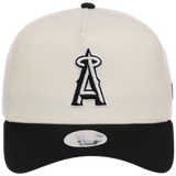 Los Angeles Angels Women's New Era 9FORTY Chrome x Black A-Frame
