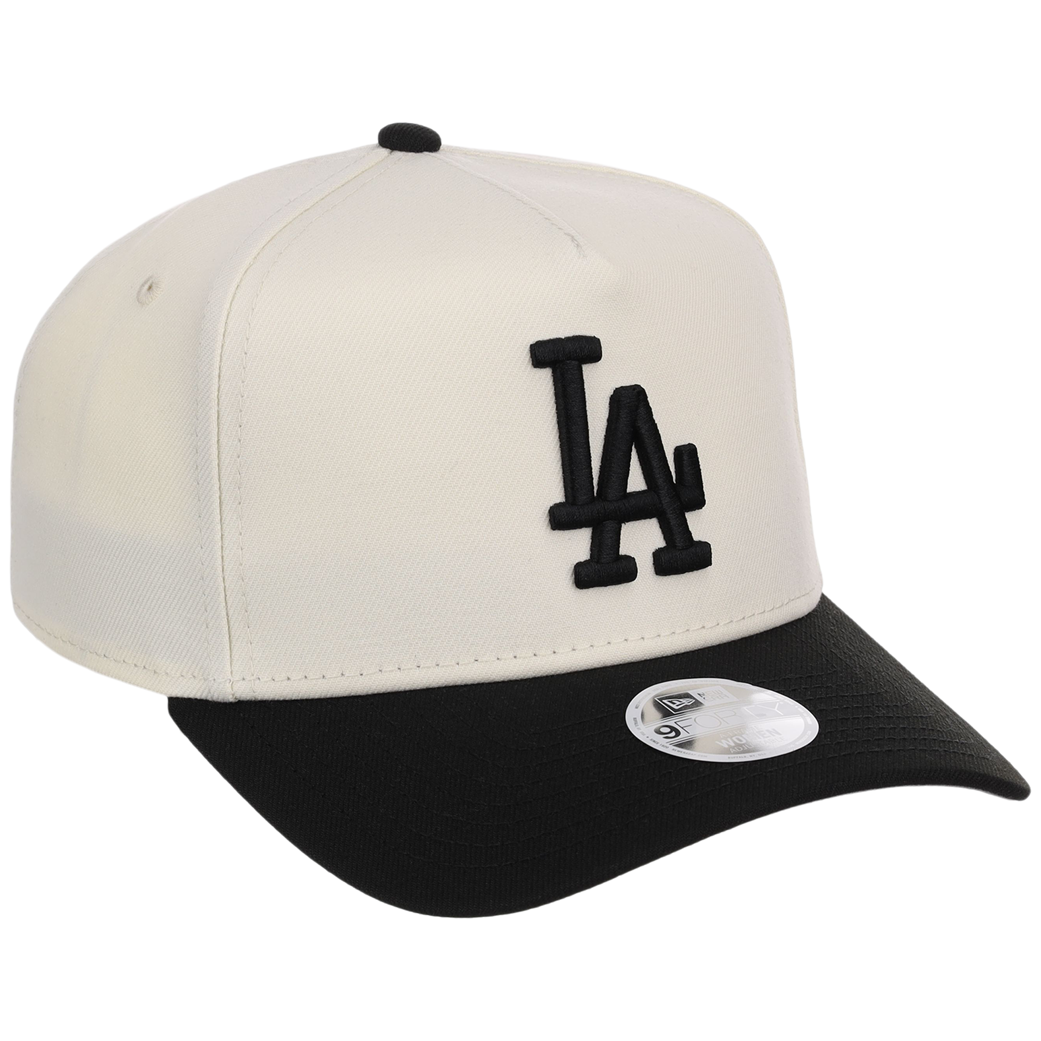 Los Angeles Dodgers Women's New Era 9FORTY Chrome x Black A-Frame