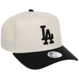 Los Angeles Dodgers Women's New Era 9FORTY Chrome x Black A-Frame