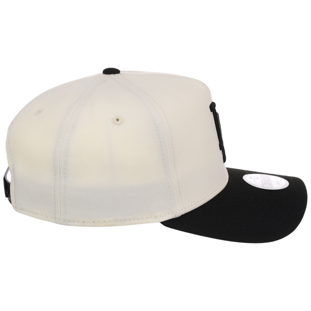 Los Angeles Dodgers Women's New Era 9FORTY Chrome x Black A-Frame