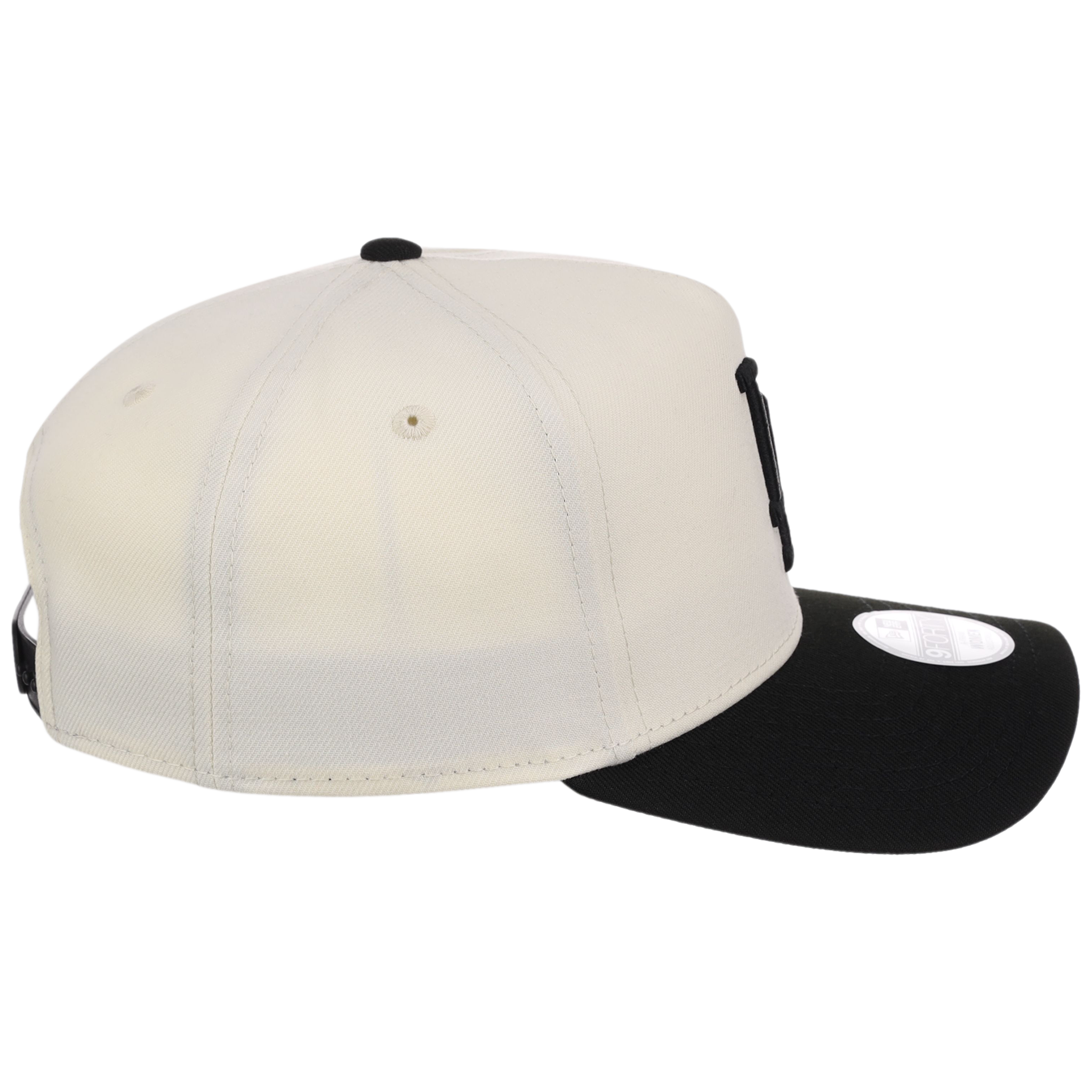 Los Angeles Dodgers Women's New Era 9FORTY Chrome x Black A-Frame
