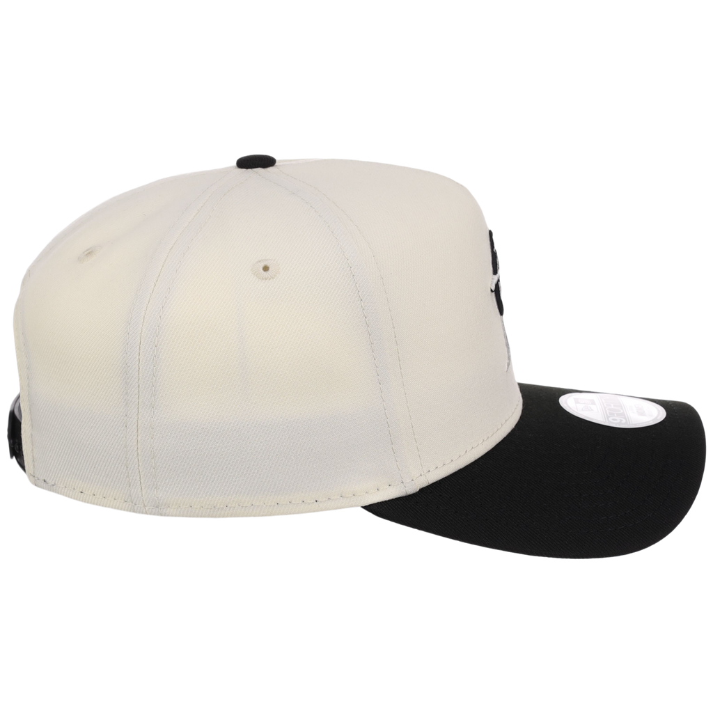 Miami Marlins Women's New Era 9FORTY Chrome x Black A-Frame