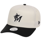 Miami Marlins Women's New Era 9FORTY Chrome x Black A-Frame