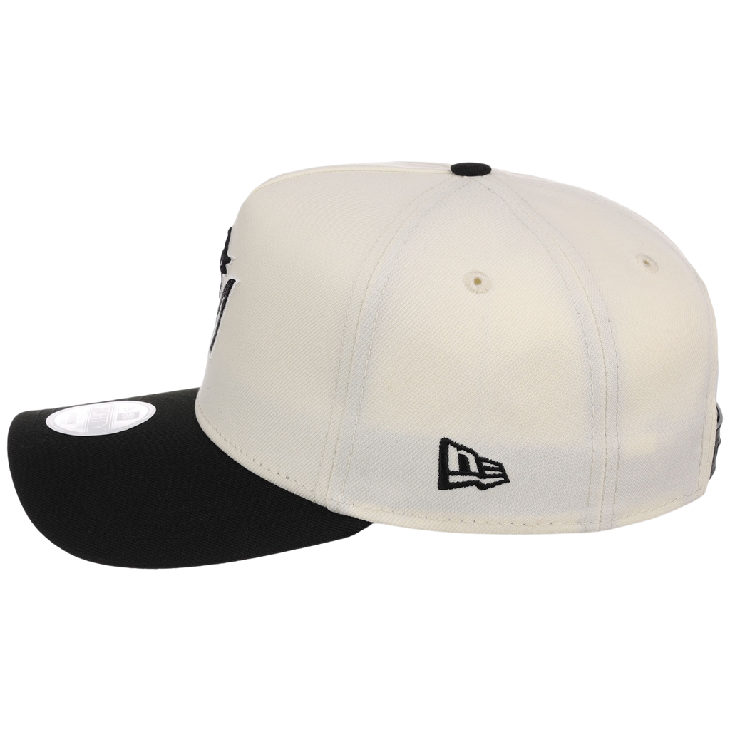 Miami Marlins Women's New Era 9FORTY Chrome x Black A-Frame