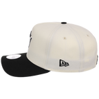 Miami Marlins Women's New Era 9FORTY Chrome x Black A-Frame
