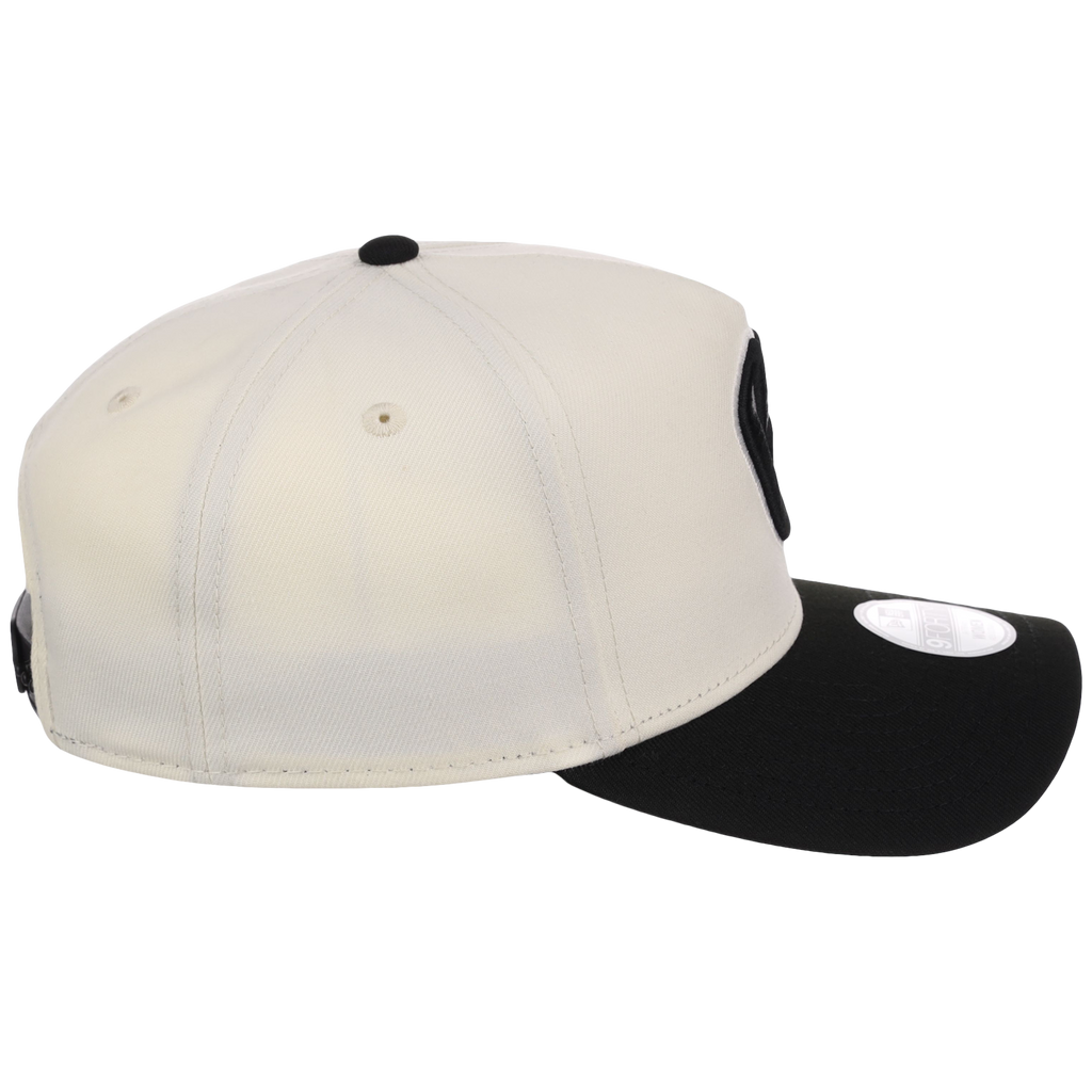 Milwaukee Brewers Women's New Era 9FORTY Chrome x Black A-Frame