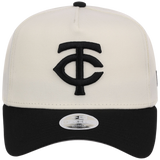 Minnesota Twins Women's New Era 9FORTY Chrome x Black A-Frame