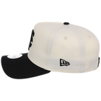 Minnesota Twins Women's New Era 9FORTY Chrome x Black A-Frame