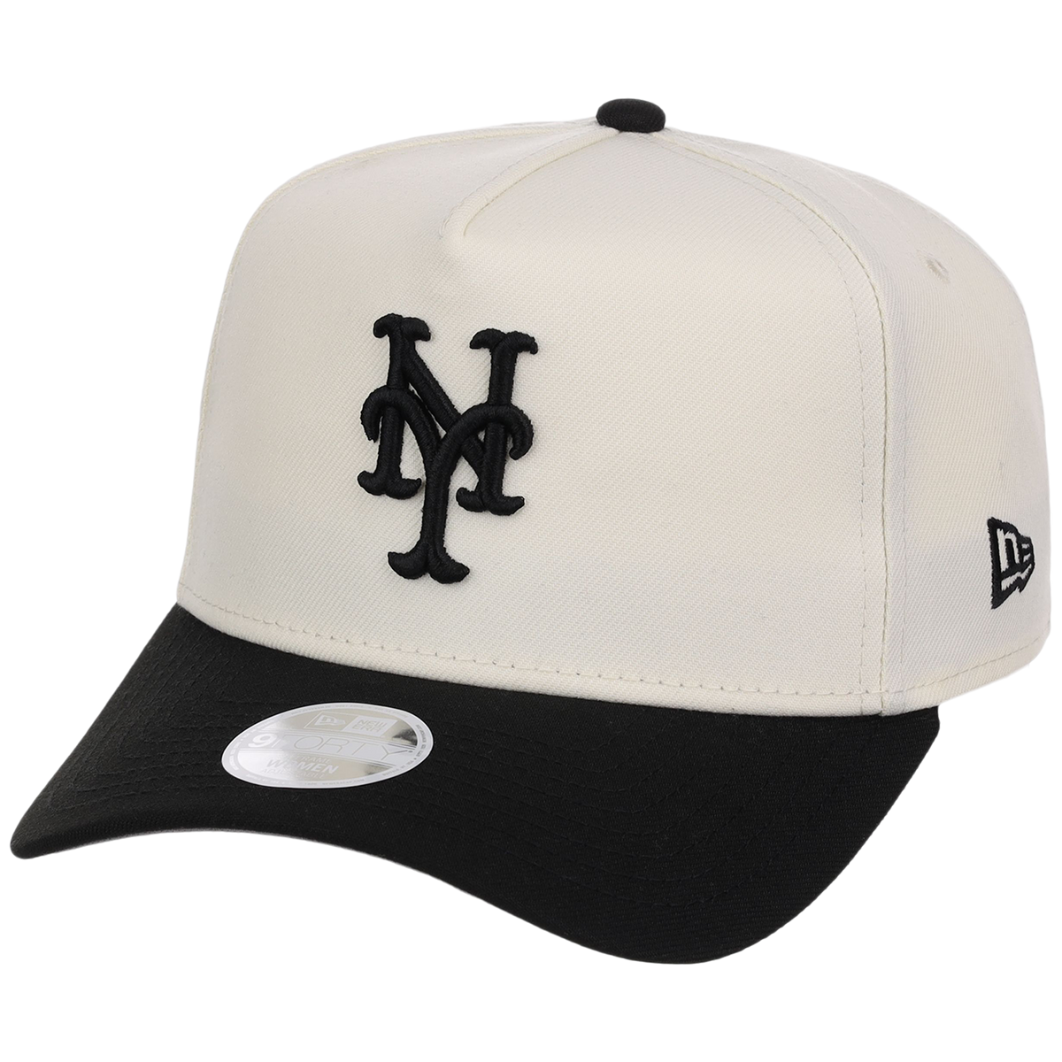 New York Mets Women's New Era 9FORTY Chrome x Black A-Frame