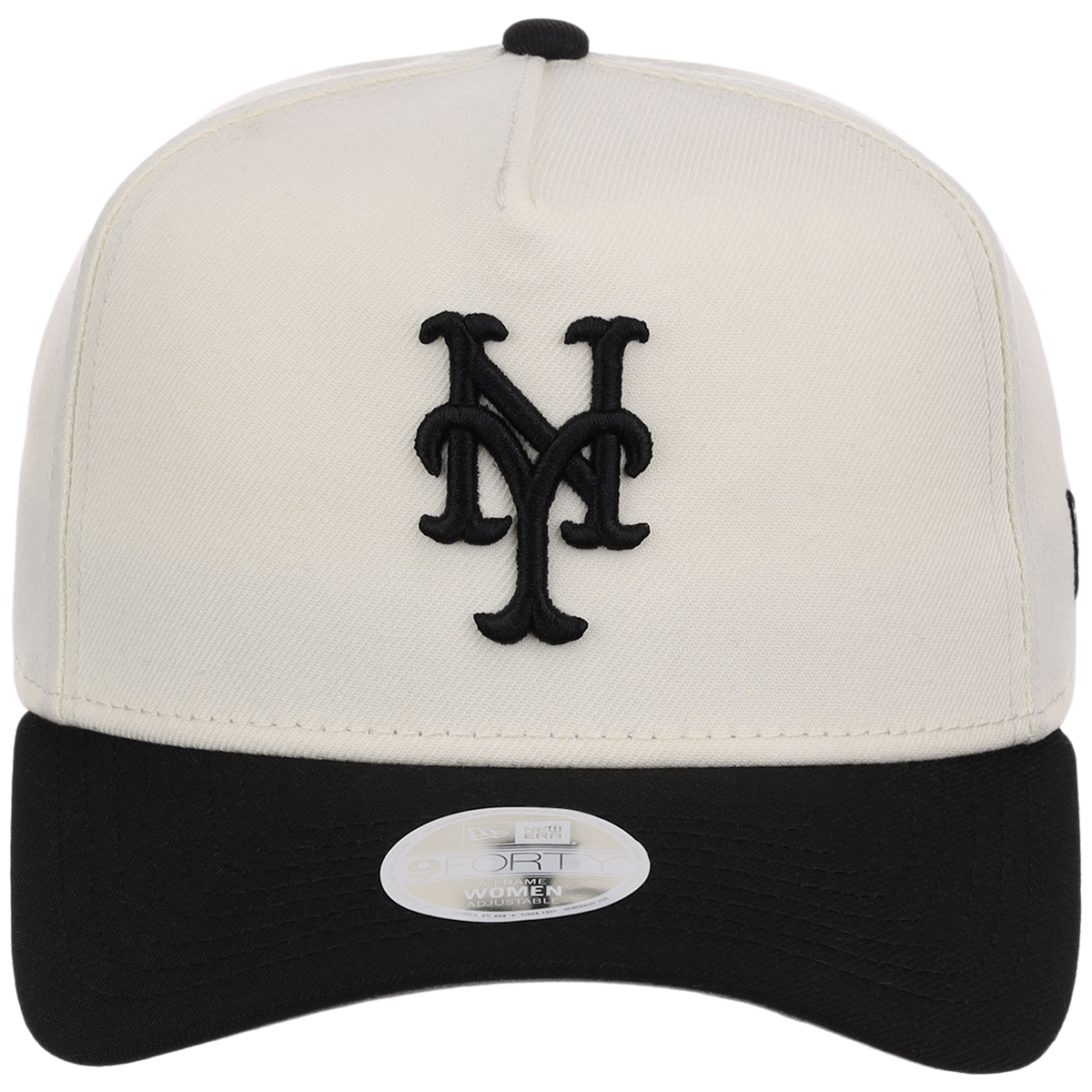 New York Mets Women's New Era 9FORTY Chrome x Black A-Frame