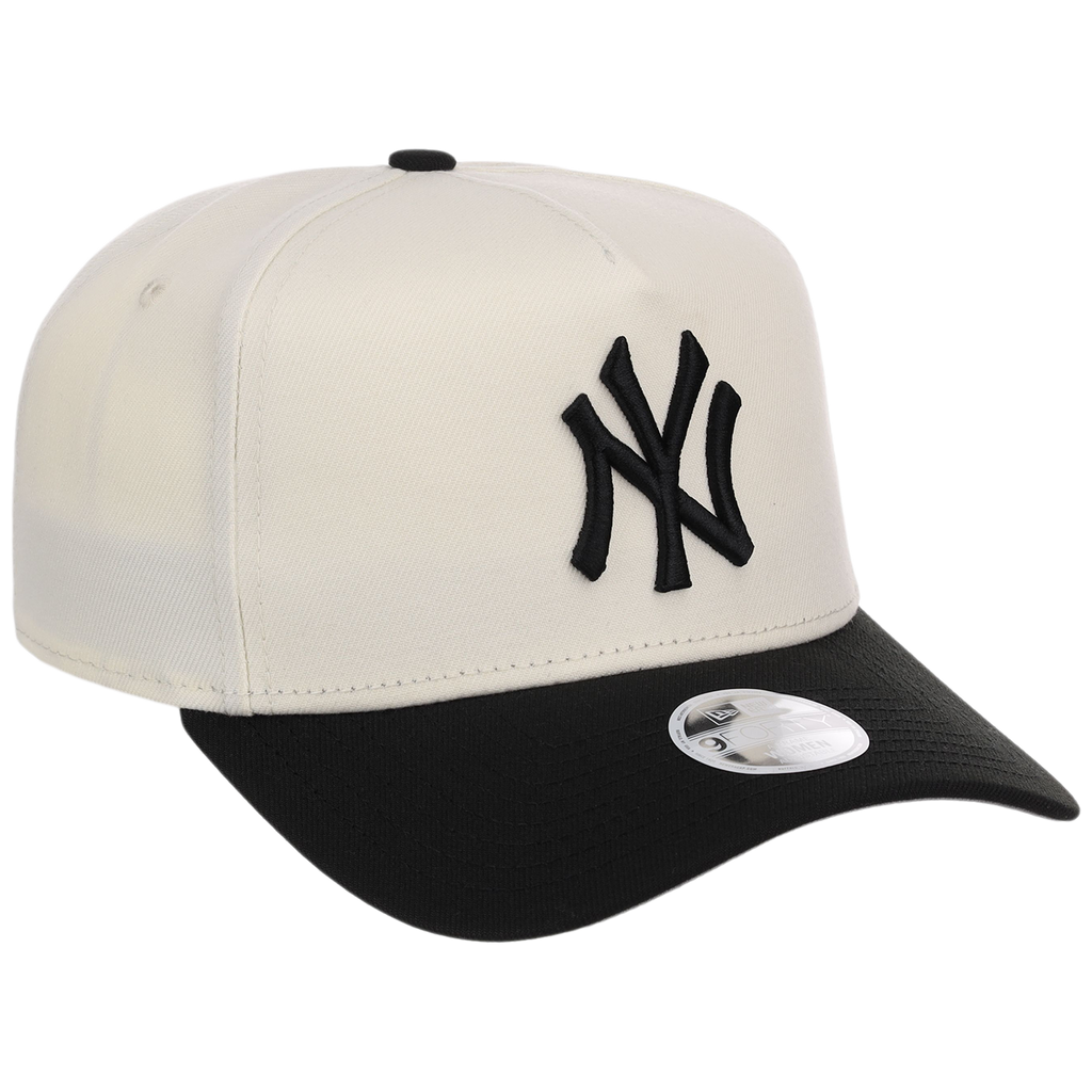 New York Yankees Women's New Era 9FORTY Chrome x Black A-Frame