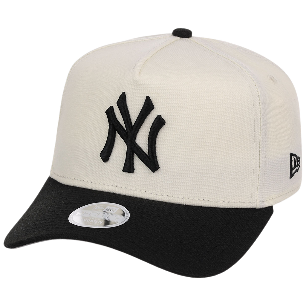 New York Yankees Women's New Era 9FORTY Chrome x Black A-Frame