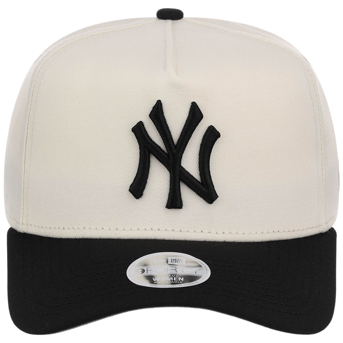 New York Yankees Women's New Era 9FORTY Chrome x Black A-Frame