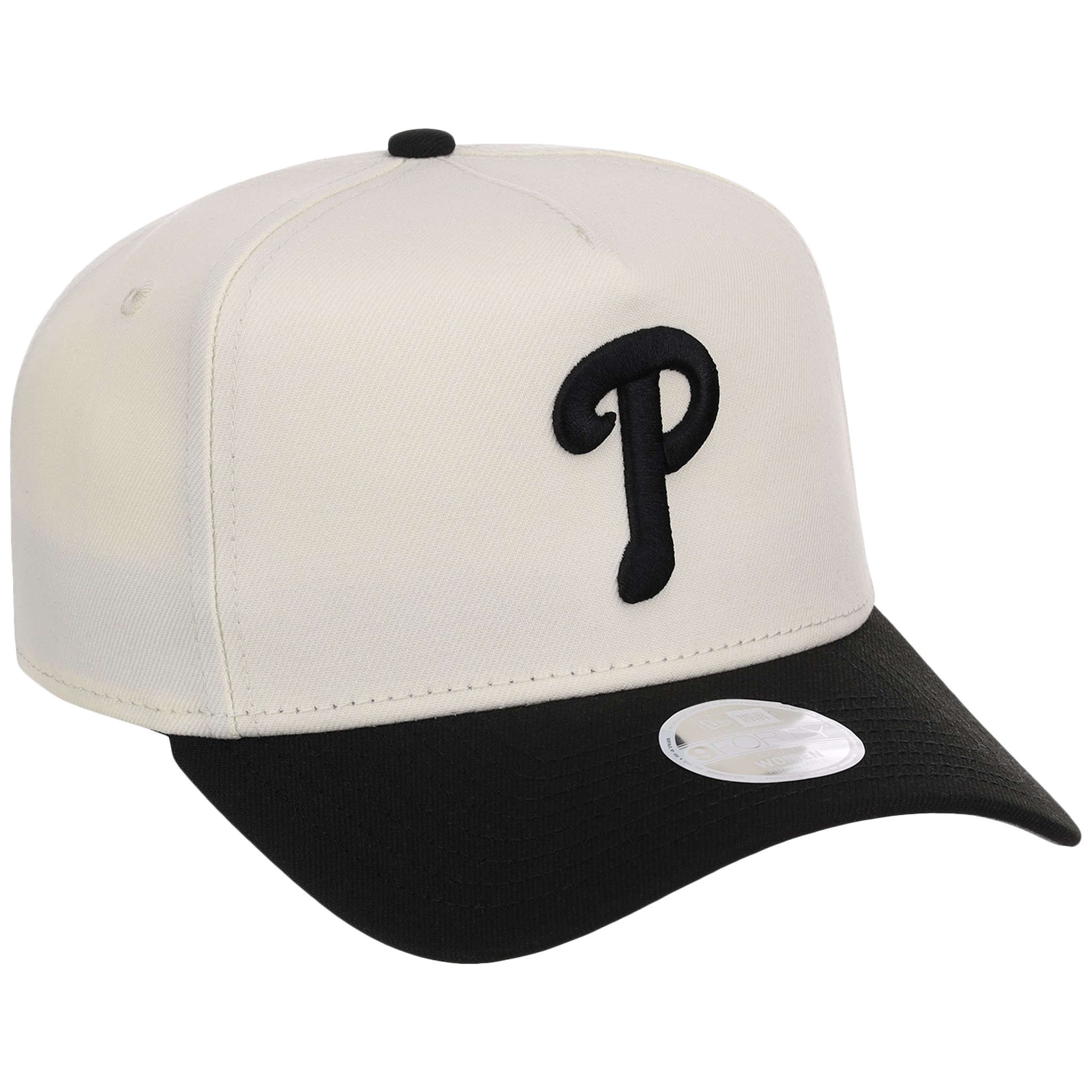Philadelphia Phillies Women's New Era 9FORTY Chrome x Black A-Frame