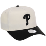 Philadelphia Phillies Women's New Era 9FORTY Chrome x Black A-Frame