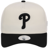 Philadelphia Phillies Women's New Era 9FORTY Chrome x Black A-Frame