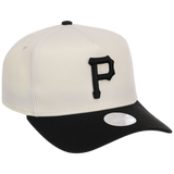 Pittsburgh Pirates Women's New Era 9FORTY Chrome x Black A-Frame