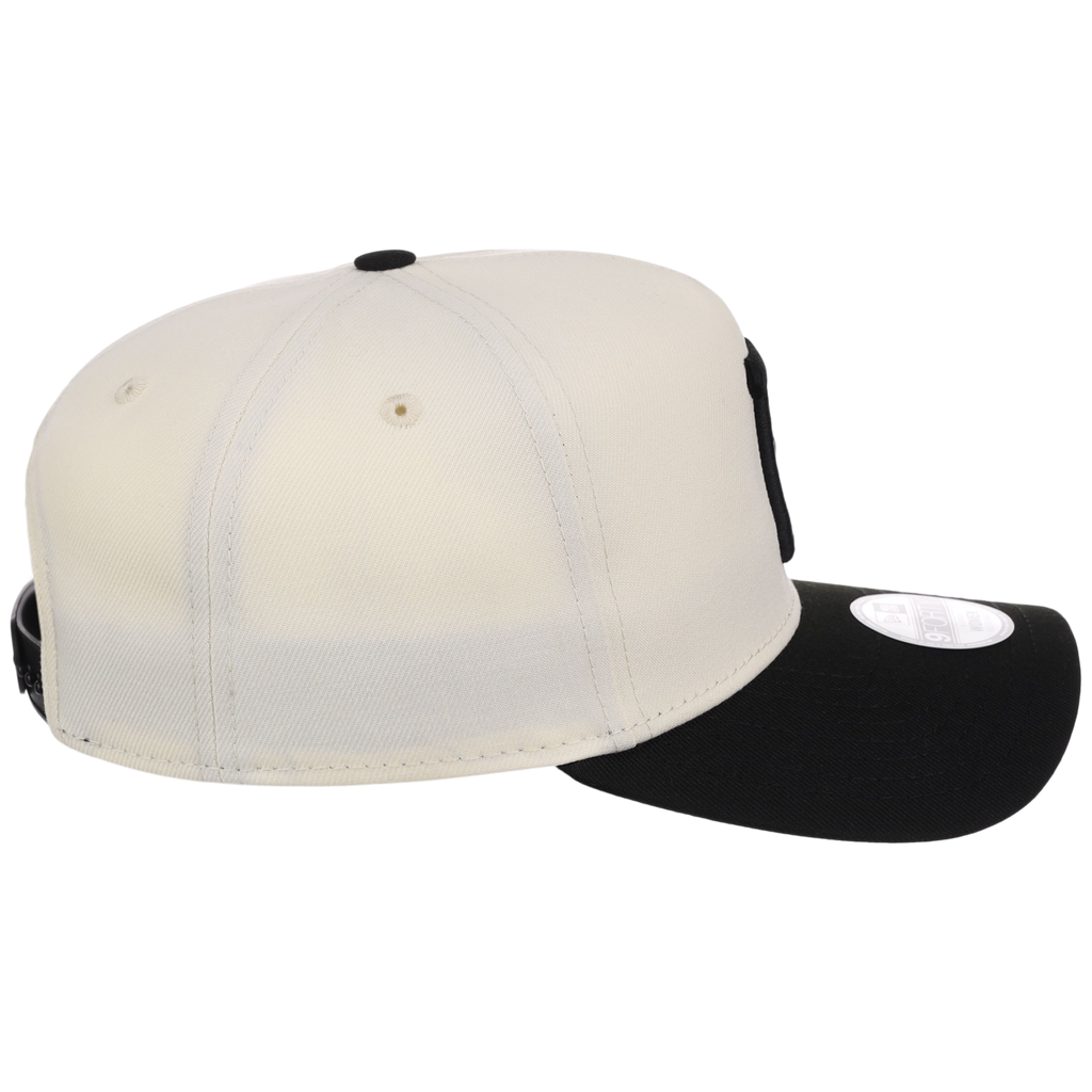 Pittsburgh Pirates Women's New Era 9FORTY Chrome x Black A-Frame