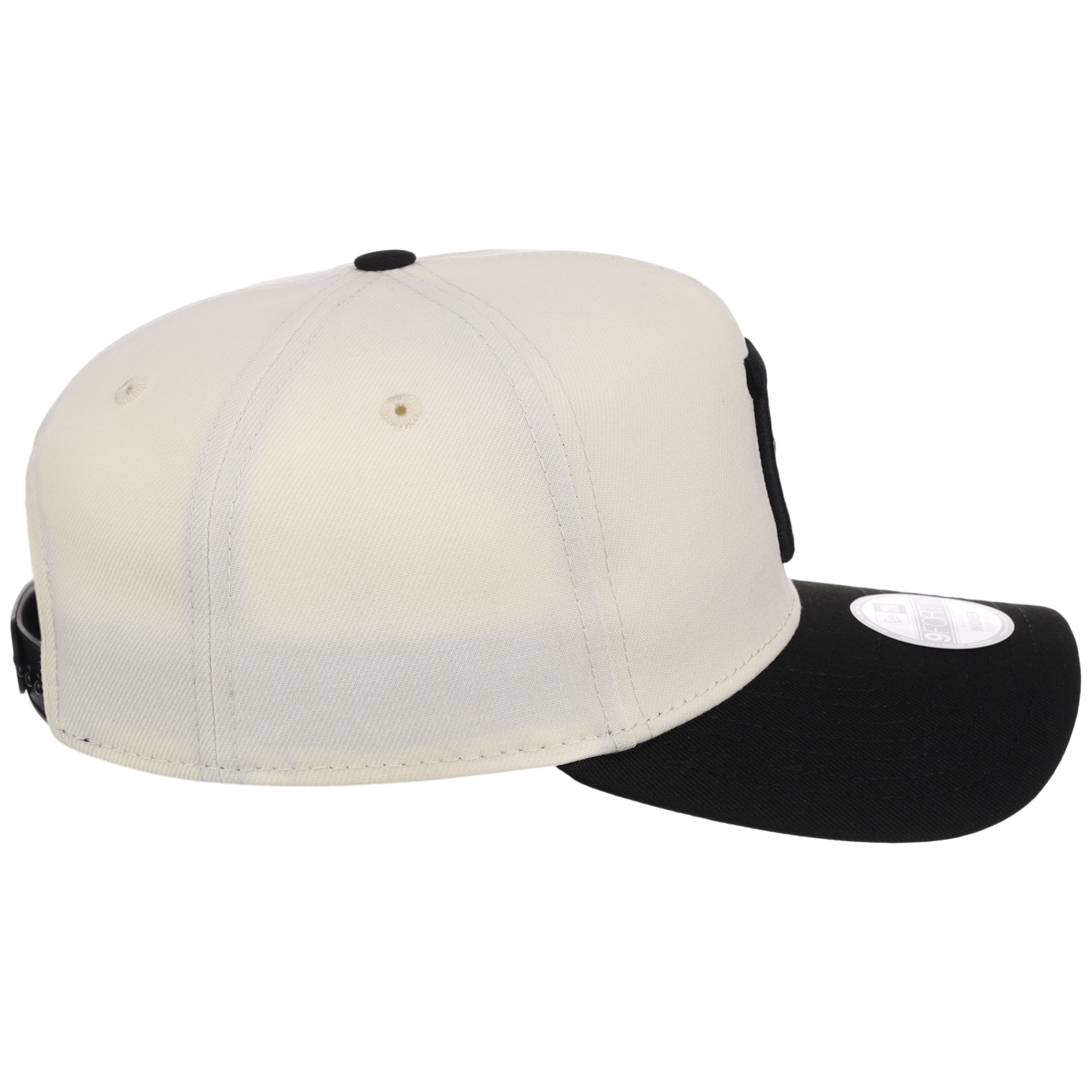 Pittsburgh Pirates Women's New Era 9FORTY Chrome x Black A-Frame