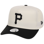 Pittsburgh Pirates Women's New Era 9FORTY Chrome x Black A-Frame