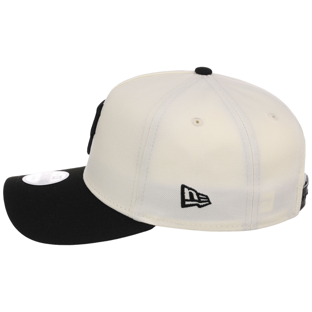 Pittsburgh Pirates Women's New Era 9FORTY Chrome x Black A-Frame